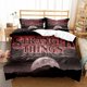 thumbnail image 1 of Stranger Things Digital Printed Quilt Cover Pillowcase Bedding, 1 of 5