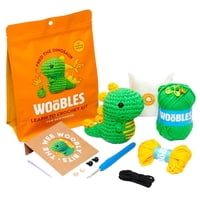 Kit De Ganchillo The Woobles Para Principiantes Con Hilo Easy Peasy, Fred Dinosaur