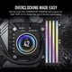 thumbnail image 2 of Corsair Dominator Titanium RGB DDR5 96 GB 6600 MHz, 2 of 3