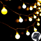 thumbnail image 1 of Luz Luces Navidad Recarga Solar 5m Esfera Cálida, 1 of 6