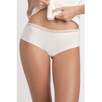 Options - Calzón Puntilla En Cintura, Talla M