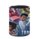 thumbnail image 3 of Transformers EarthSpark-theme Cylinder Pen Holder Pencil Organizer with Flannel Lining PVC Leather Material Cardboard Base for study work 10*8CM, 3 of 6