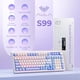 thumbnail image 2 of Teclado AULA de 99 teclas Trimodo Bluetooth/2.4 GHz/USB-C Morado, 2 of 7