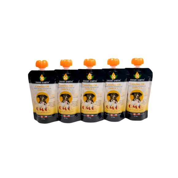 OMG Camelina Oil Pouch 90g. Pack de 5