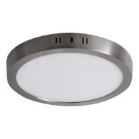 Teimporta - Panel Led Plafón Sobrepuesto Redondo Satinado 18W Luz Neutra Satinado