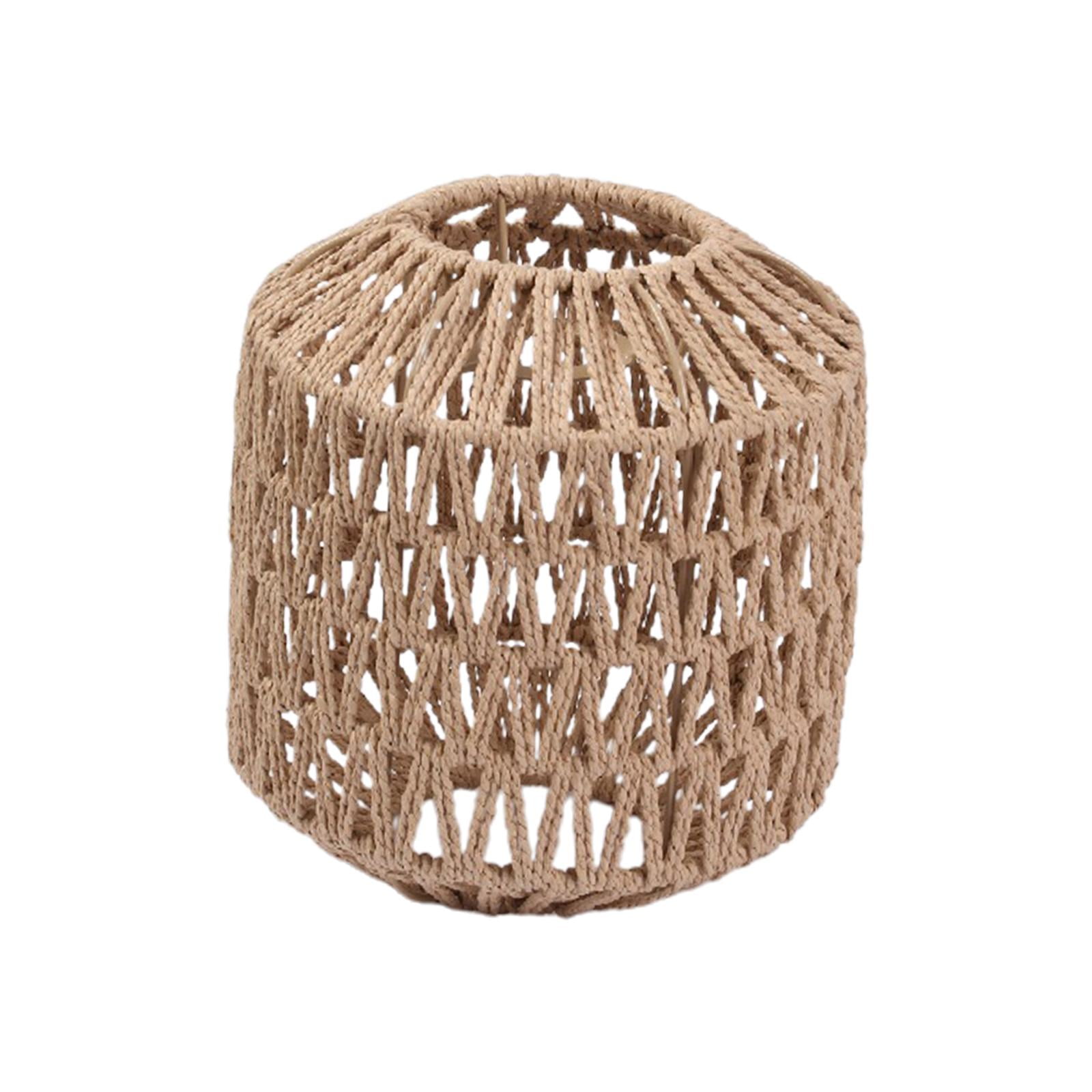Bothyi - Cuerda De Ratán Para Colgar Pantalla Colgante Para Mesa De Comedor 20,5x19x8,5 Cm