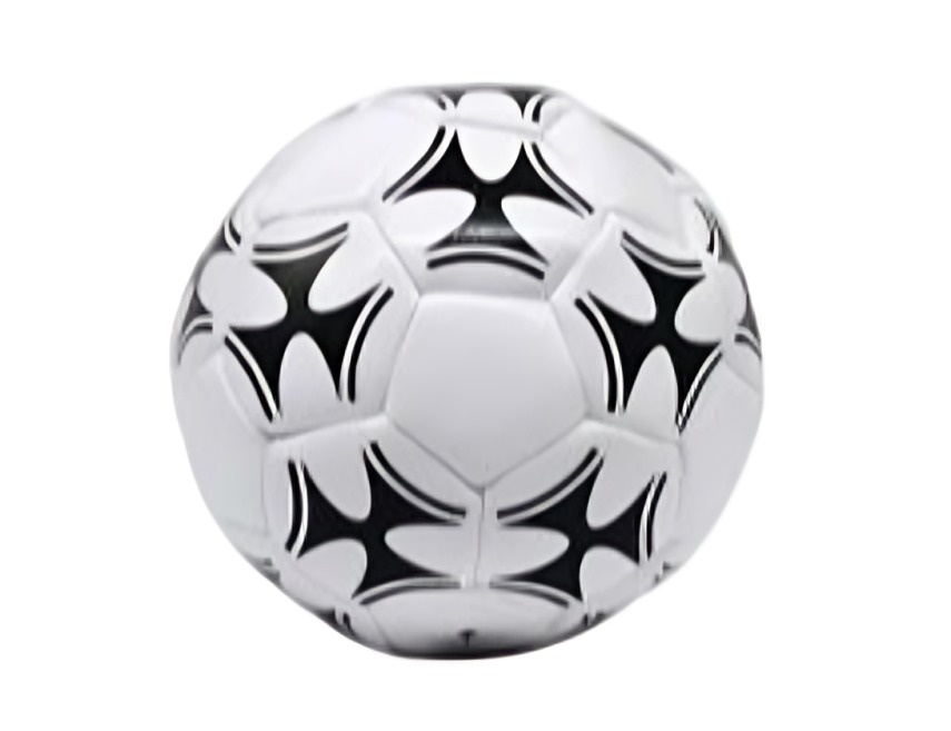 Genérico - Balon De Fútbol Cosido A Máquina Blanco