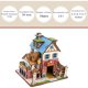 thumbnail image 2 of Rompecabezas 3D de madera Log Cabin DIY, 112 cm, 2 of 3