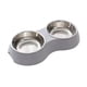 thumbnail image 1 of Comedero doble para Perros y Gatos - Gris, 1 of 2