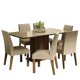 thumbnail image 1 of Juego de Comedor Madesa Alexis con 6 Sillas Marrón/Crema/Imperial, 1 of 10