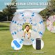 thumbnail image 4 of Pelota inflable para parachoques VEVOR, paquete de 2 pelotas de sumo zorb de 1,5 m, 4 of 9