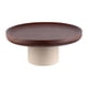 thumbnail image 1 of Soporte Para Tartas, Plato Para Servir Aperitivos, Plato De Madera, Pedestal De Arcilla, Hecho A Mano, Resistente, Tamaño L, 1 of 5