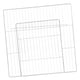 thumbnail image 5 of Jaula De La Puerta Del Corralito Para Mascotas Alambre De Metal Valla Interior Conejo Cachorro Panel Expandible Rejilla Densa Blanca, 5 of 5