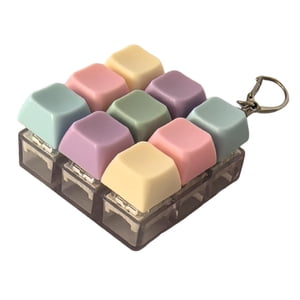 Magideal - Teclado El Teclado De Inquietud, Haga , Juguete Sensorial, Mecánico, Botón De Teclado Botón Relajante Juguete, Para Los Niños Adultos, Pase El Tie 9 Claves