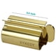 thumbnail image 4 of Exprimidor de tubos de pasta de dientes XYKEEY, juego de 2 unidades, metal dorado, 4 of 7