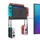 thumbnail image 1 of Soporte de pared para Nintendo Switch y kit de soporte de metal para Switch OLED con caja de almacenamiento para 32 tarjetas de juego accesorios para juegos, 1 of 8