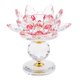 thumbnail image 2 of candelabro de cristal flor candelabro de vela decoración feng shui hogar rojo, 2 of 3