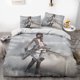 thumbnail image 1 of Invad-e on Tita-n Eren Levy-i Anime Soft-t 3D Printe -- d Duvet Co-ver Bedding- Set with -Co-mfort-er Cover, 1 of 5