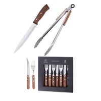 Set Parrilla 10 Piezas Acero Inoxidable Arthome Par53