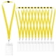 thumbnail image 1 of Lanyards De 12 Unidades Amarillos Con Cierre De Seguridad Y Portaidentificación Impermeable, 1 of 6