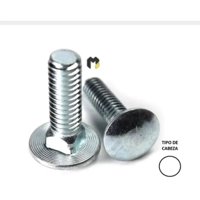 Metalfer - Perno Coche 1/4X1 Zn (100 Unidades)