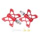 thumbnail image 4 of Pedales De Plataforma Plana Para Bicicleta, Ciclo De Bicicleta De Monta?a, Piezas De 9/16 Pulgadas, Color Rojo, 4 of 5