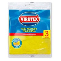 Virutex - Pack X 4 Paño Multiuso Tradicional 3 Und