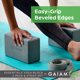 thumbnail image 4 of Juego de bloques y correas para yoga Gaiam, paquete de 2, negro, 4 of 6