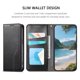 thumbnail image 4 of FOXDOCK Funda para Samsung Galaxy S26 Edge: Cierre magnético, soporte ajustable, ranuras para tarjetas y correa integrada-negro, 4 of 6