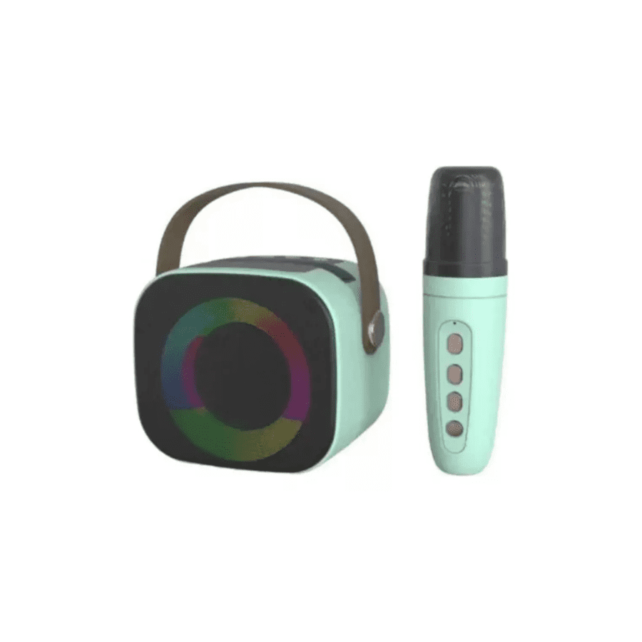 Aventura Store - Mini Altavoz Karaoke Bd108 Bluetooth Luces Led Portátil