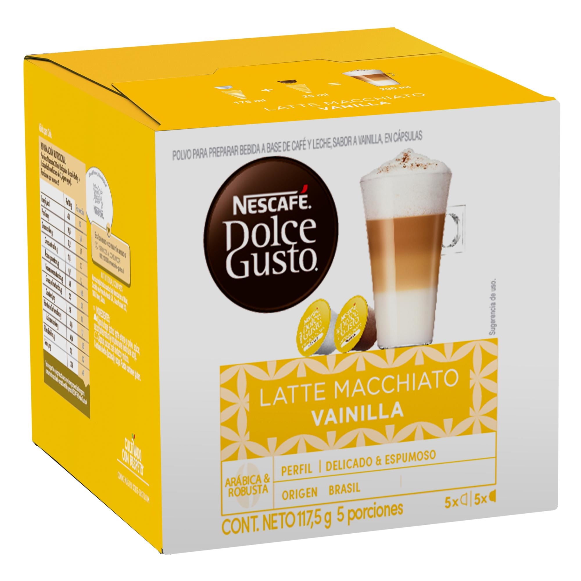 Nescafé Dolce Gusto - Café Latte Macchiato Vanilla 5 Tazas