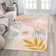 thumbnail image 1 of Area Rug Pink Lavable Para Sala De Estar 3 X 5 Pies Antideslizante, 1 of 7