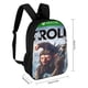 thumbnail image 2 of Troll y Yo-theme Backpack, Campus style schoolbag Bookbag with Adjustable Shoulder Straps And Large Zip Compartment, Unisex Travel Bags., 2 of 6