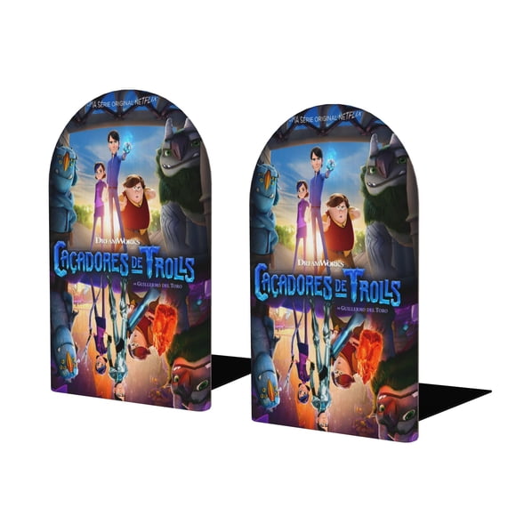 Sujetalibros Decorativos Desmarcar Cazadores De Trolls 2 Piezas