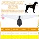 thumbnail image 2 of Collar de perro con pajarita Uxcell, pajarita de esmoquin linda con collar blanco ajustable hecho a mano para mascotas formales, corbata de cuello para gatos (Negro, L), para cachorros medianos, 2 of 7