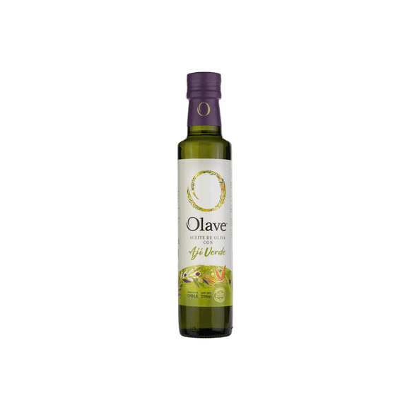 Aceite Oliva Extra Saborizado Olave Aji Verde 1 x 250 ml