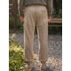 thumbnail image 3 of INSPIRE CHIC Pantalones Jogger Casuales Texturizados con Parche para Hombre con Cintura de Cordón M Caqui, 3 of 5