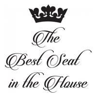 Rienda Libre Graphics - Decomural The Best Seat Bathroom Ws-41024