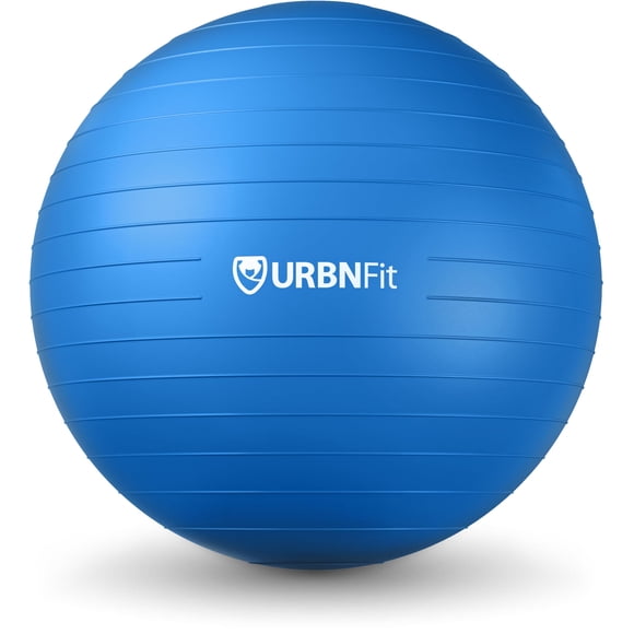 Pelota de ejercicio URBNFit para yoga, pilates y embarazo de 65 cm, azul