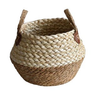 Magideal - Cestas De Almacenamiento Tejidas De Estilo Nórdico, Cesto De Ropa Cesta Tejida Decorativa Misceláneas Organizador Cesta Cesta Para Macetas, Para Sala Marrón M