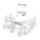 thumbnail image 1 of Rose String Lights 20 LED luces de hadas decorativas estacionales interior exterior blanco, 1 of 3