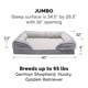 thumbnail image 3 of Cama De Gel Refrescante Para Perros Para Perros Grandes De Hasta 95 Libras, 3 of 9