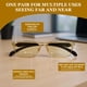 thumbnail image 3 of Gafas KURTOPLLY de enfoque automático ajustable amarillas (2 unidades), 3 of 8