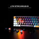 thumbnail image 2 of Teclado Gamer Mecánico Fantech Mk874V2 Atom63 Mizu Skyblue Switch Blue, 2 of 5