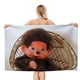 thumbnail image 1 of Monchhichi Toalla de playa de secado rápido con diseño temático, regalo para mujeres y niñas, ideal para cumpleaños, fans, amantes de la música, uso en la playa o al aire libre,78*180cm, 1 of 6