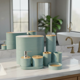 thumbnail image 2 of "Set Juego De Baño Belug  8 Piezas Bambú Lavado Y Almacenamiento azul ", 2 of 4