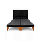 thumbnail image 2 of Cama King Negra con Base y Respaldo Lineal Sin Colchón, 2 of 4
