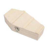 Magideal - Caja De Madera De Halloween, Cajas De Madera Sin Terminar, Artículos Para Fiestas, Golosinas Creativas, Obsequios De Fiesta, Caja De Dulces, Caja Pleg