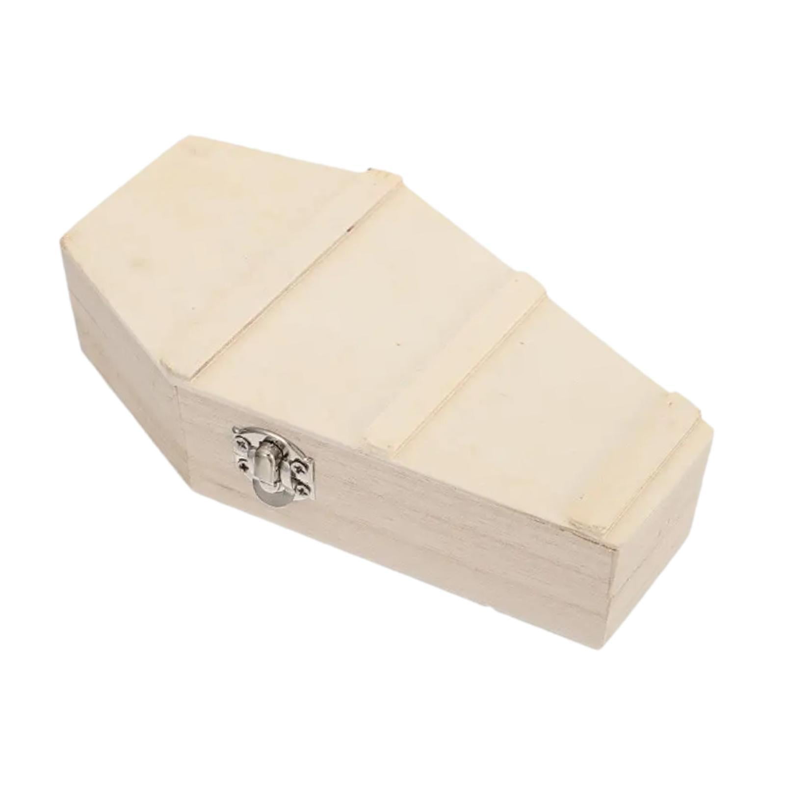 Magideal - Caja De Madera De Halloween, Cajas De Madera Sin Terminar, Artículos Para Fiestas, Golosinas Creativas, Obsequios De Fiesta, Caja De Dulces, Caja Pleg