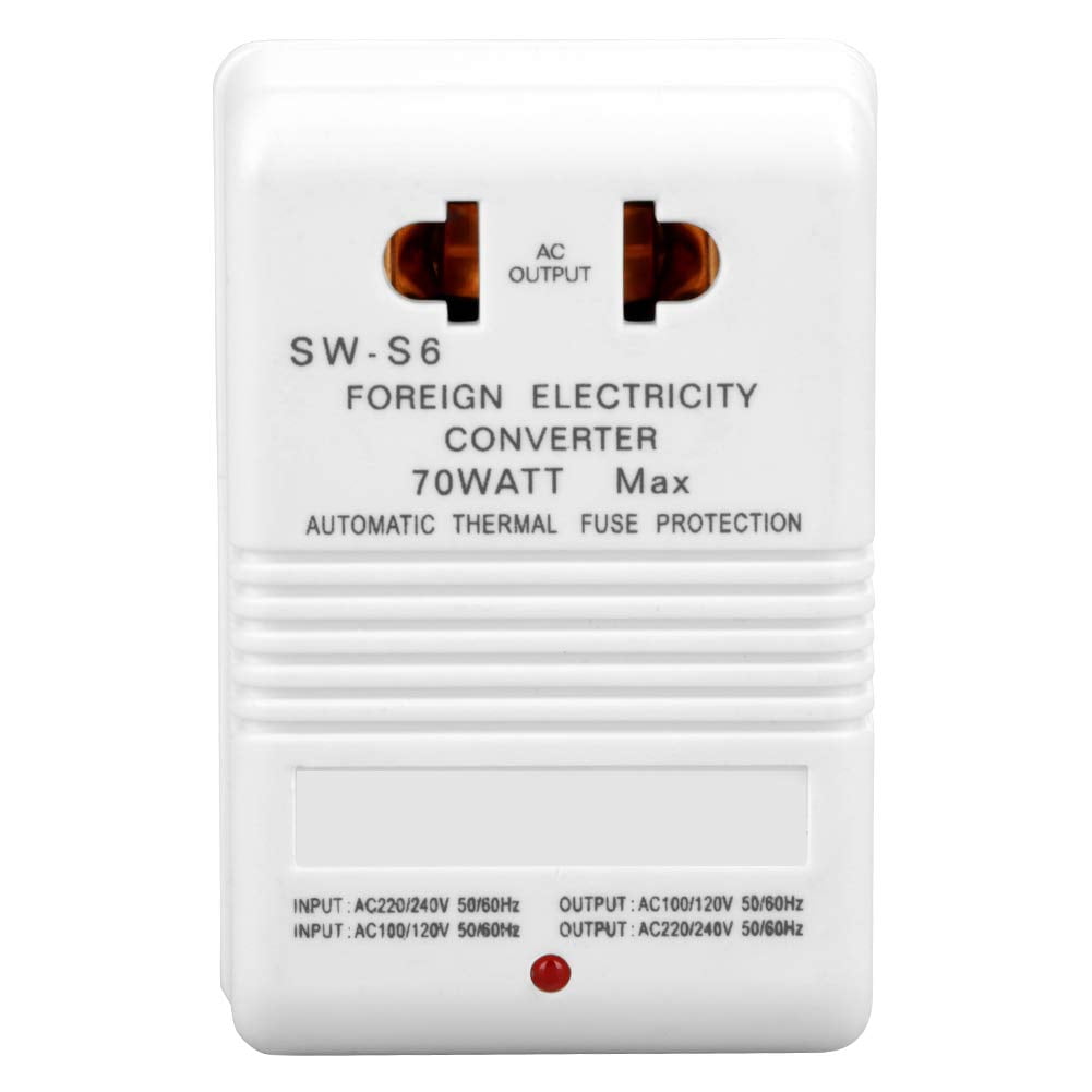 Transformador Convertidor De Tensión Walfront 70w 110v/120v A 220v/240v